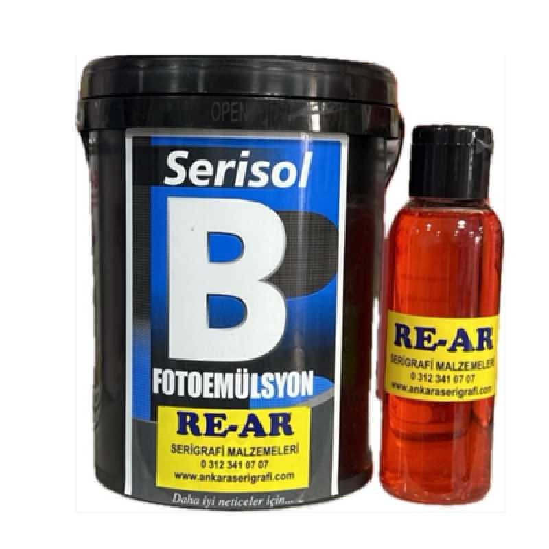 Serisol B Foto emilsyon + Bikromat (Mavi Renk)