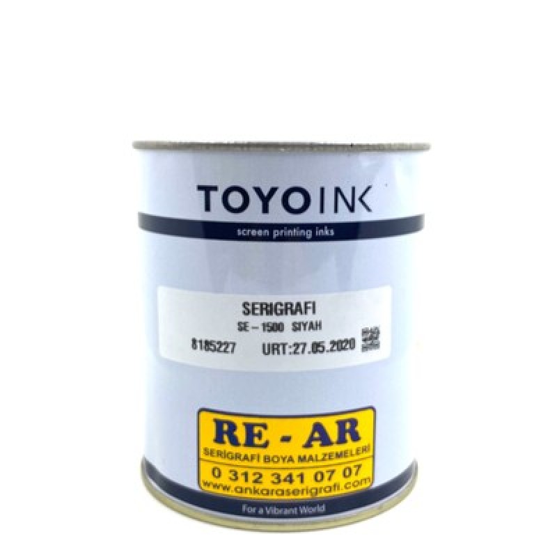 Toyo SE-1500 Siyah Serigrafi Boyası 1 kg