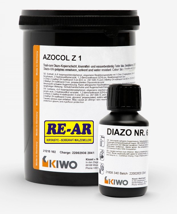 Azacol  Z1 Emisyon 900gr + Diazo su bazlı